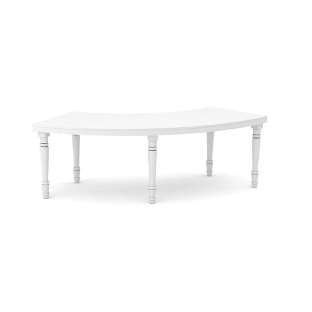 Half Moon Dining Table For rent Half Moon dining table for rental purpose in dubai
