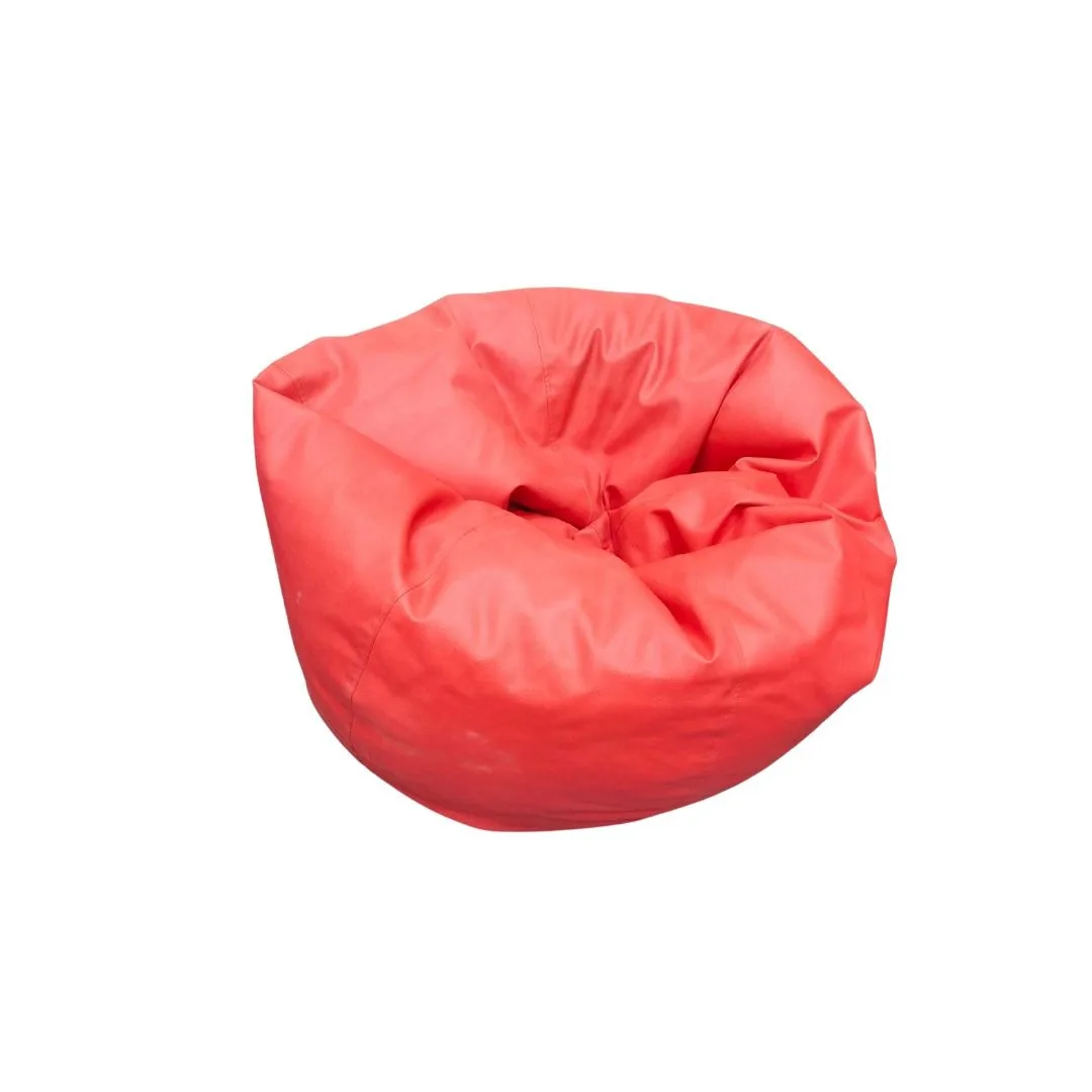 orange bean bag for rental purpose