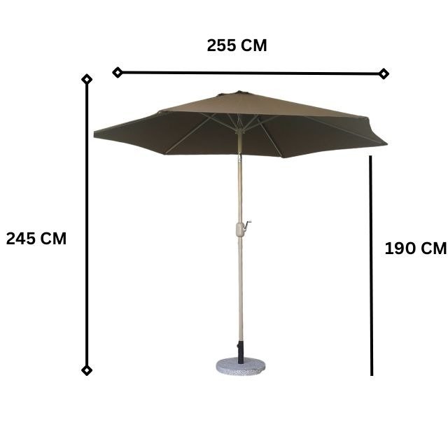parasol outdoor umbrella dimension