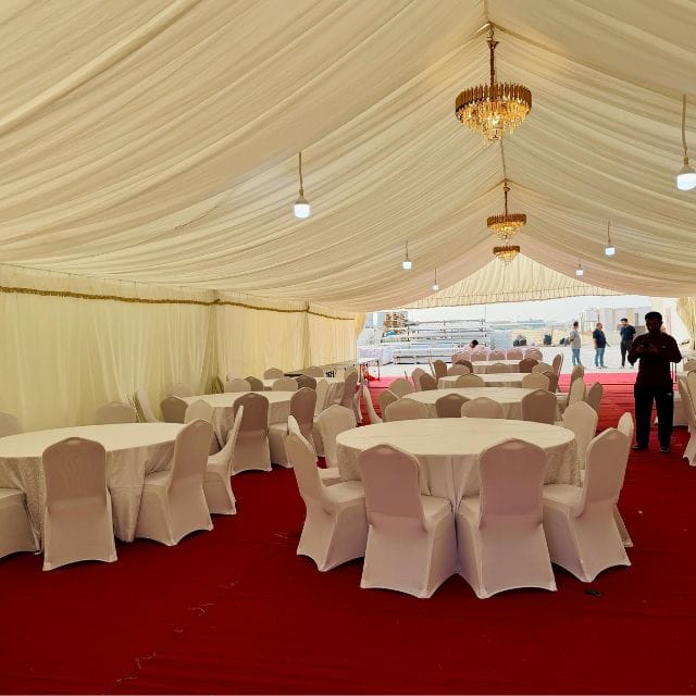 Outdoor Tent rental purpose in dubai