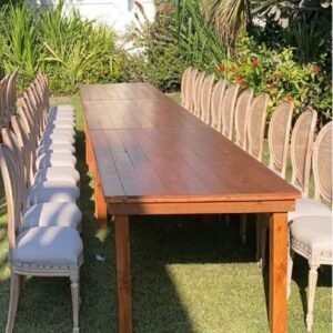 Vintage Wooden Dining Table for rental purpose
