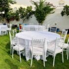 white chiavari chair for rental purpose in dubai