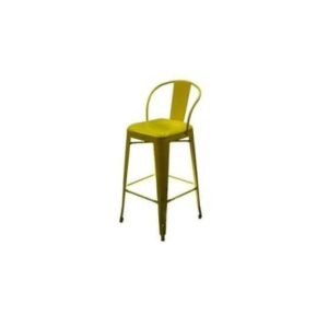 yellow bar stool for rental purpose