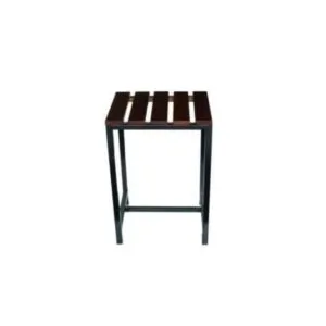 industrial wooden stool