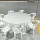 plastic Monoblock chairs for rental purpose in dubai