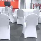 chairs with white cover