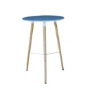 wooden leg cocktail tables for rent in dubai